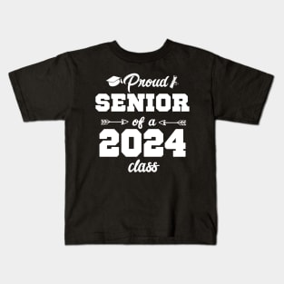 Proud Senior of Class 2024 Kids T-Shirt